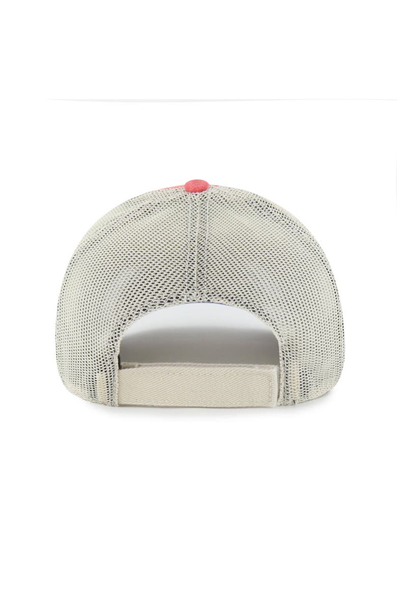 Men's '47 Red Kansas City Chiefs Egremont Well-Worn Adjustable Trucker Hat, Alternate, color, Red