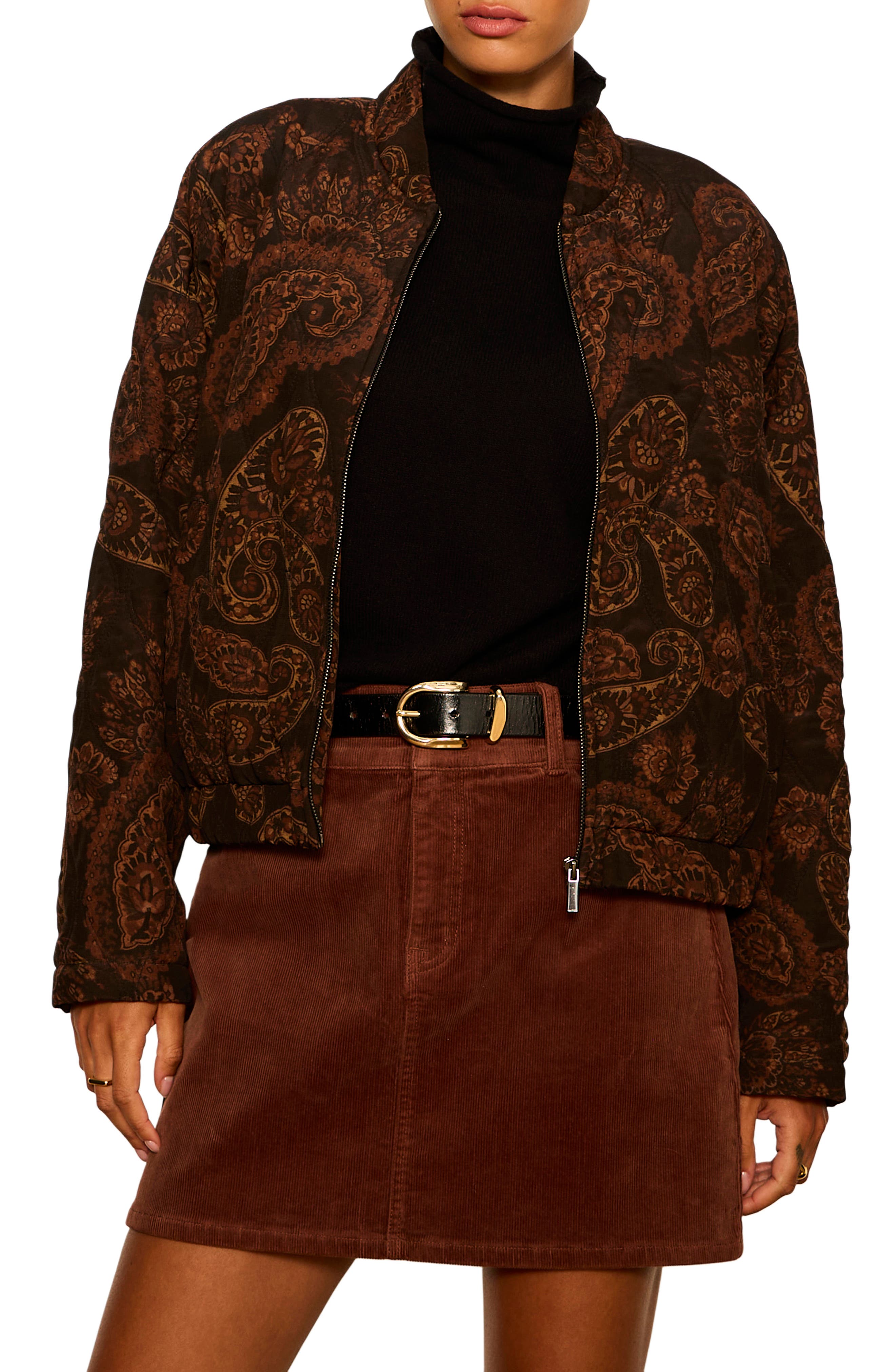 selected COCOA BROWN PAISLEY