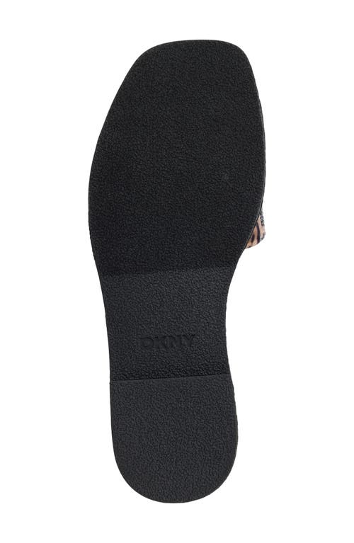 Dkny Badin Slide Sandal In Animal Print