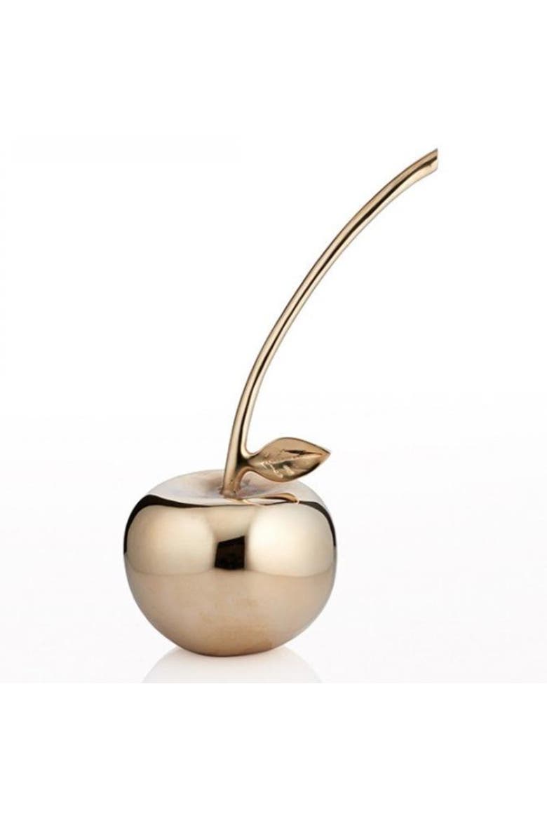 Apple Sculpture Gold, Main, color, Gold