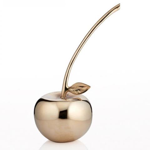 Apple Sculpture Gold