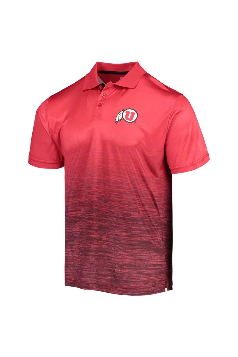 Men's Colosseum Red Utah Utes Marshall Polo, Alternate, color, Red