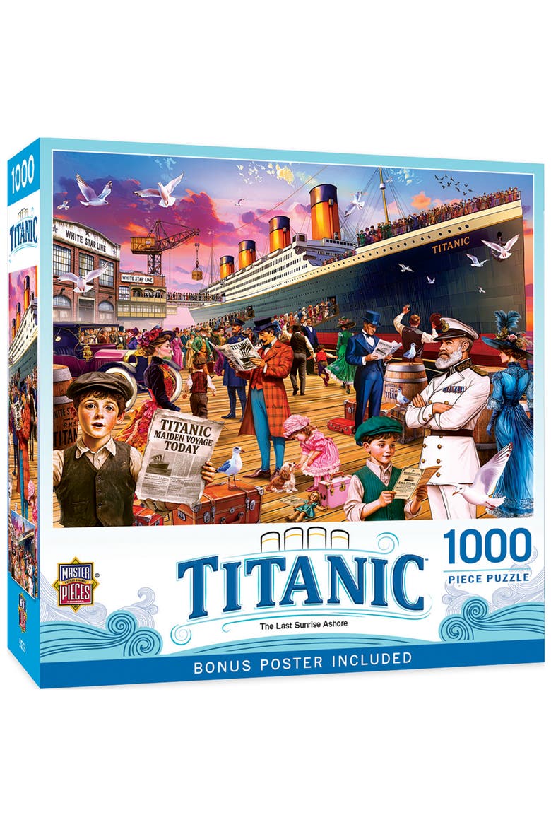 Last Sunrise Ashore 1000 Piece Puzzle, Main, color, Multicolor