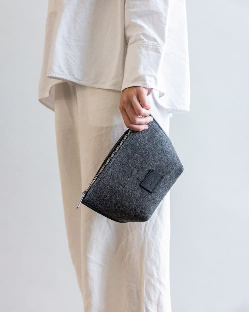 Graf & Lantz Graf Lantz Hana Canvas Pouch In Black
