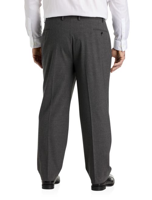 Michael Kors Big & Tall Pinstripe Suit Pants In Grey