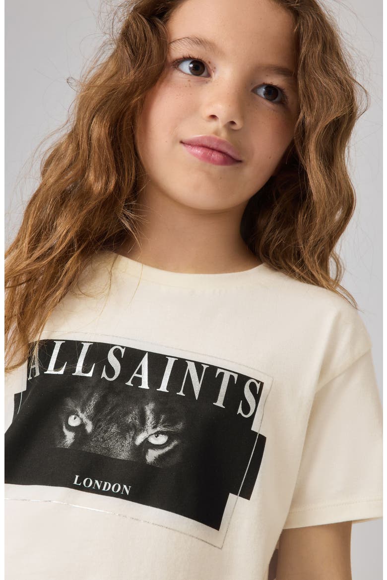Kids' Tiger Cotton Graphic T-Shirt, Alternate, color, WHITE