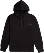 G-STAR Script Logo Organic Cotton Blend Quarter Zip Hoodie