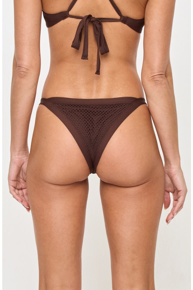 Mackenzie Bitsy Bikini Bottoms, Alternate, color, ESPRESSO