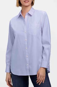 Foxcroft Non-Iron Boyfriend Button-Up Shirt