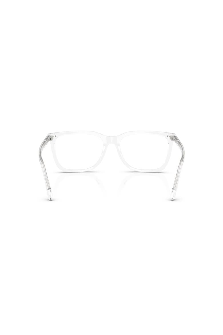 55mm Rectangle optical glasses, Alternate, color, Transparent