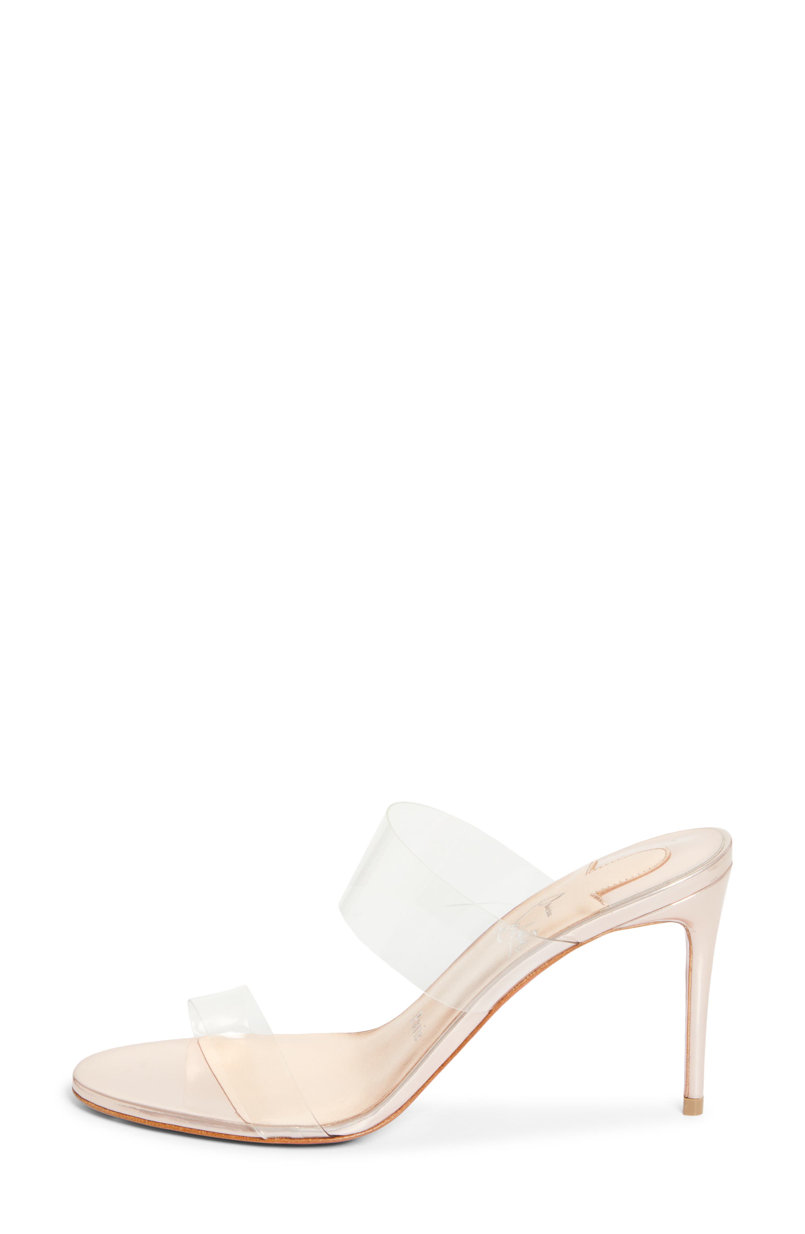 Christian Louboutin Just Nothing Sandal, Alternate, color, Leche/ Lin Leche