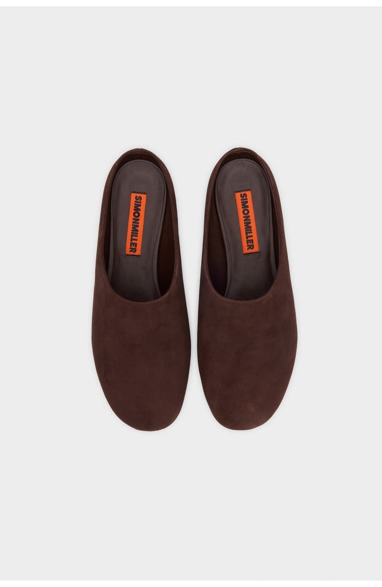 SIMONMILLER Suede Riad Slipper, Alternate, color, Espresso