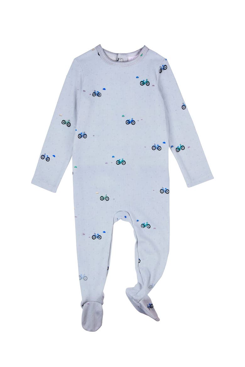 Baby and Toddler Boys Pointelle Footie, Main, color, Blue
