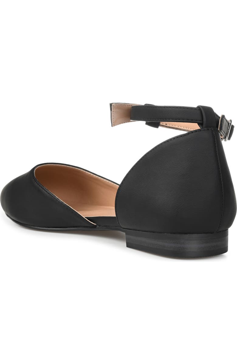 Journee Collection Vielo Ankle Strap Flat - Wide Width, Alternate, color,