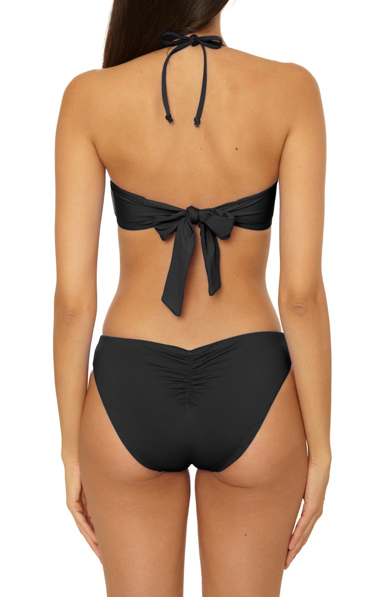 Becca 'Twist & Turns' Bikini Bottoms, Alternate, color, Black