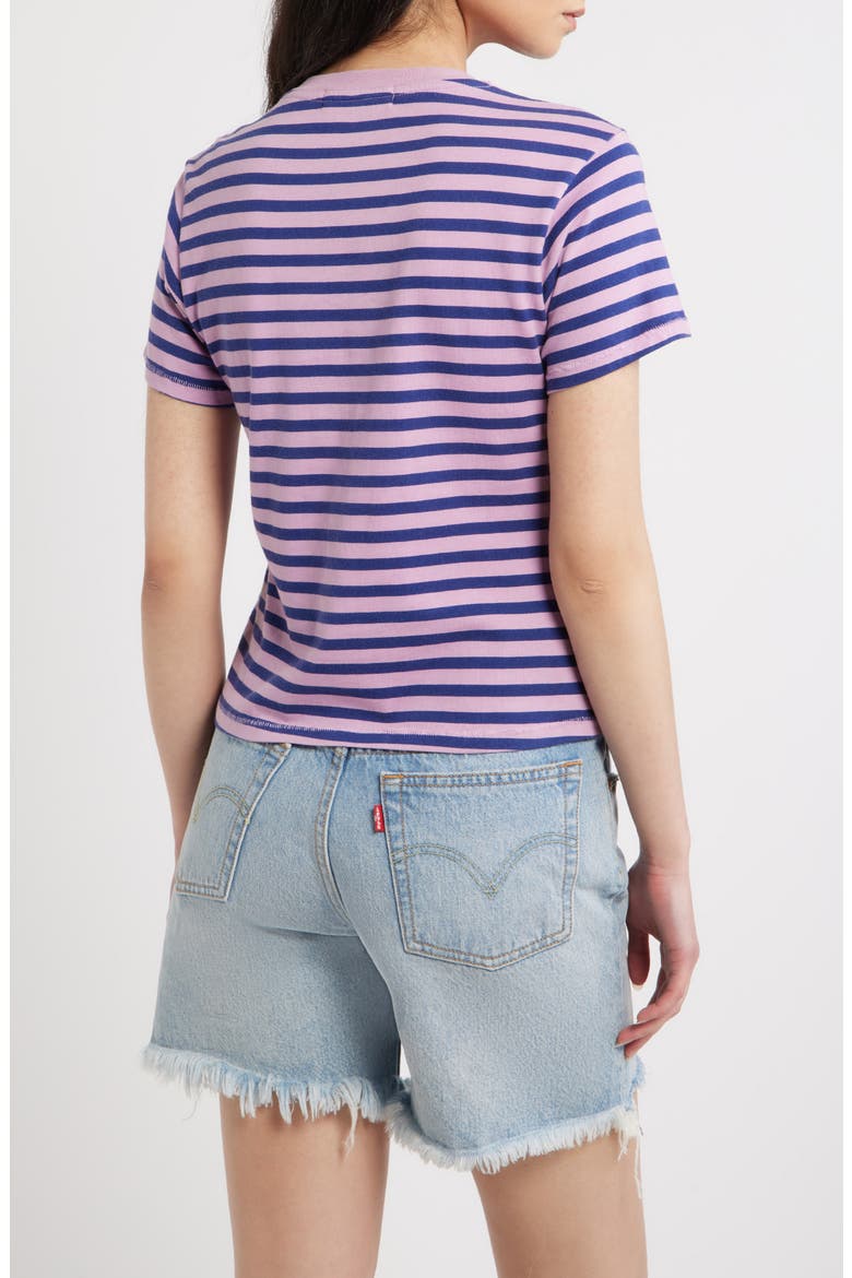 44 Stripe Crop Graphic T-Shirt, Alternate, color, HAZY ORCHID COMBO