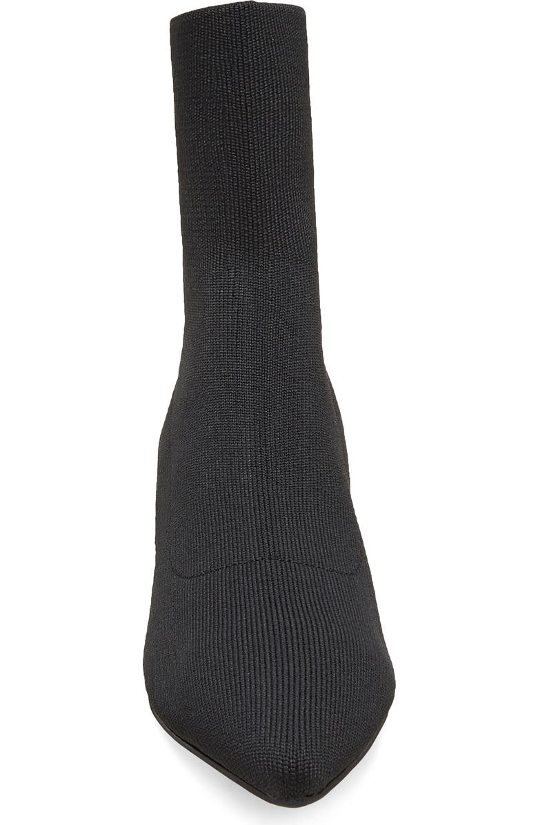 Silent D Carla Pointed Toe Stretch Knit Bootie, Alternate, color,