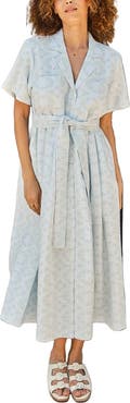 Ace & Jig Sabine Button Front Collared Midi Dress