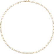Monica Vinader Alta Textured Chain Link Necklace