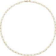 Monica Vinader Alta Textured Chain Link Necklace