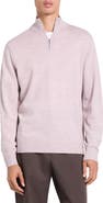 Theory Hilles Quarter Zip Cashmere Sweater