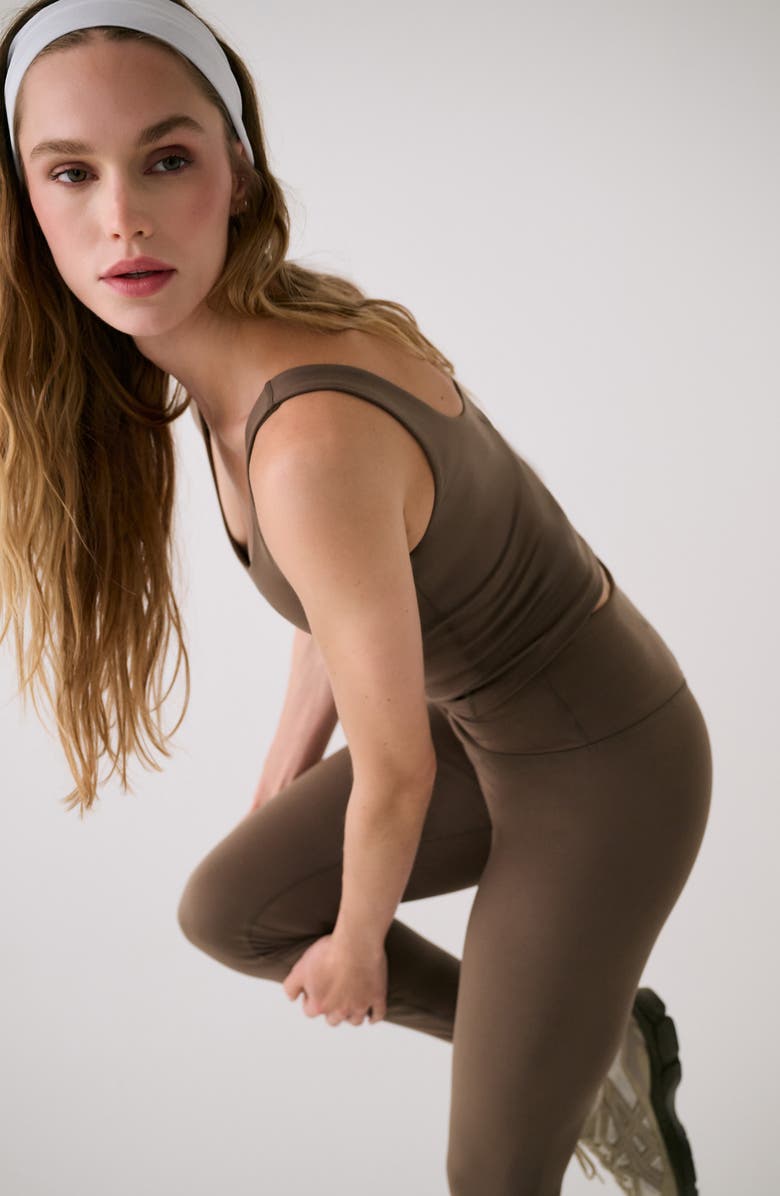 Lole Serene Support Tank, Alternate, color, Mocha