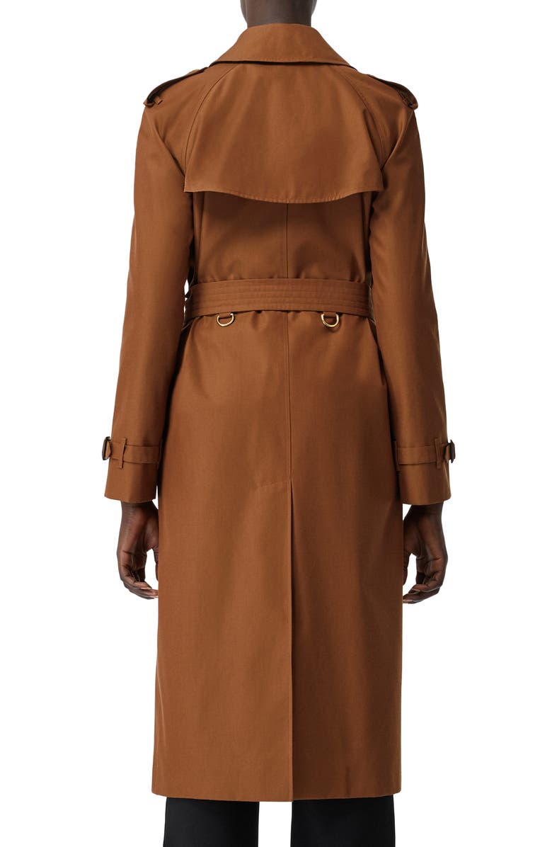 Burberry Waterloo Relaxed Fit Cotton Trench Coat, Alternate, color,