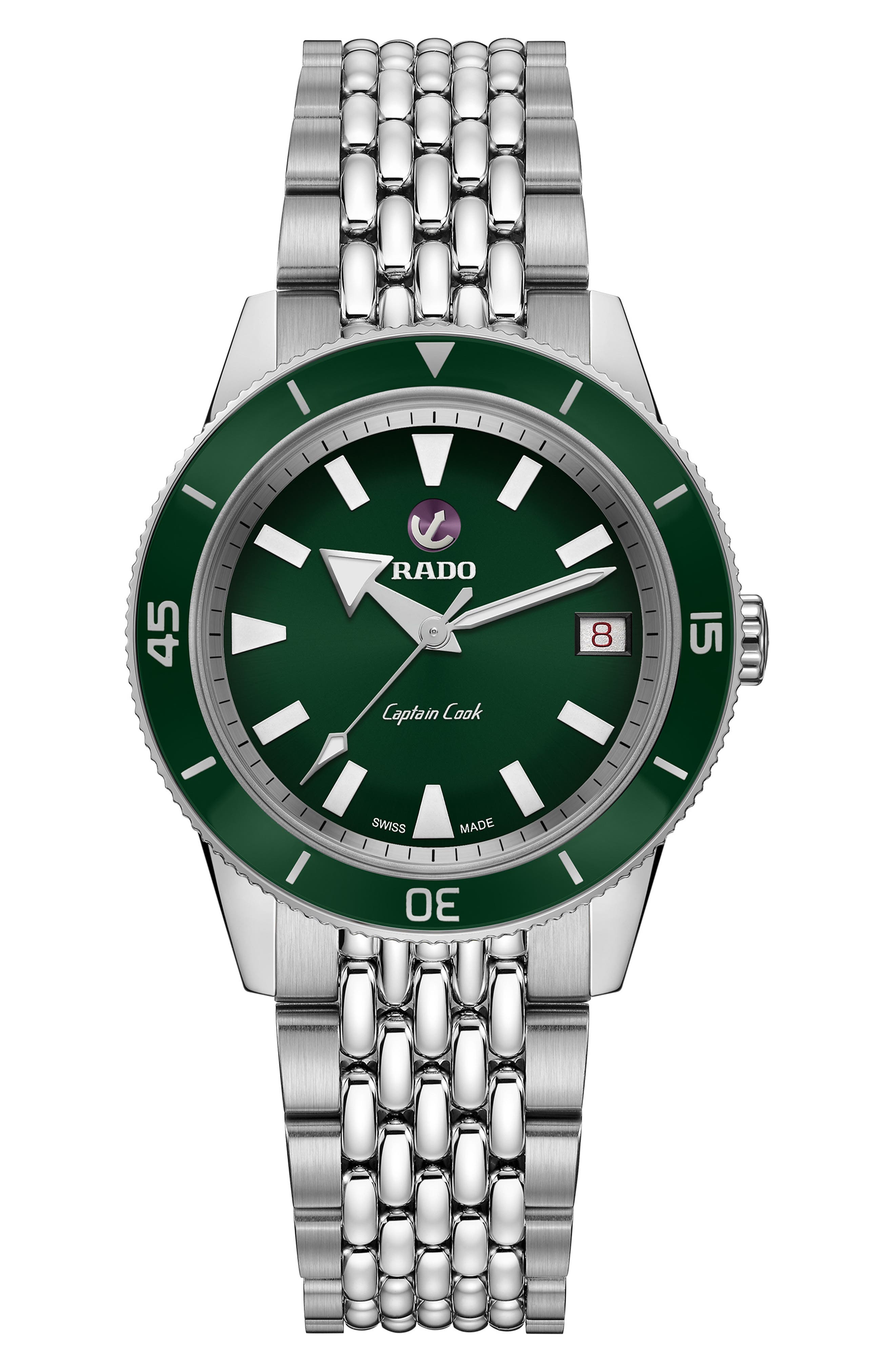 Captain Cook Automatic Bracelet Watch, 37mm (Men) | Nordstrom