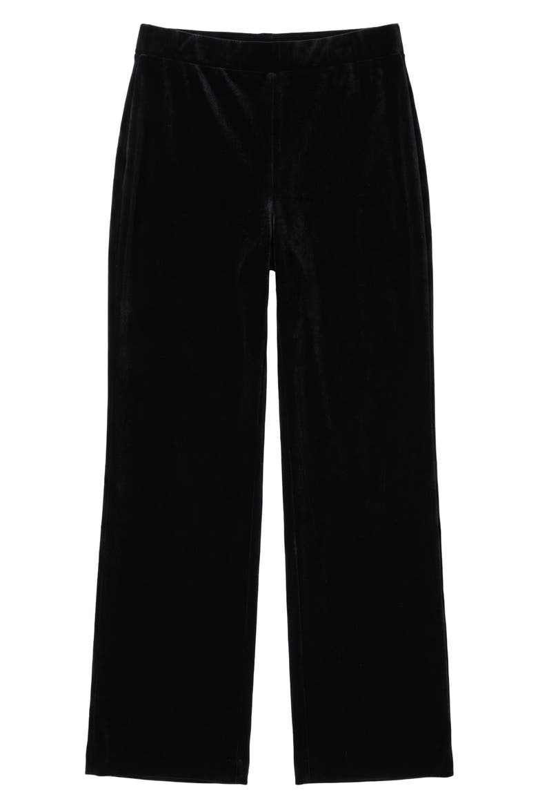 Stretch Wide Leg Pants, Alternate, color, BLACK