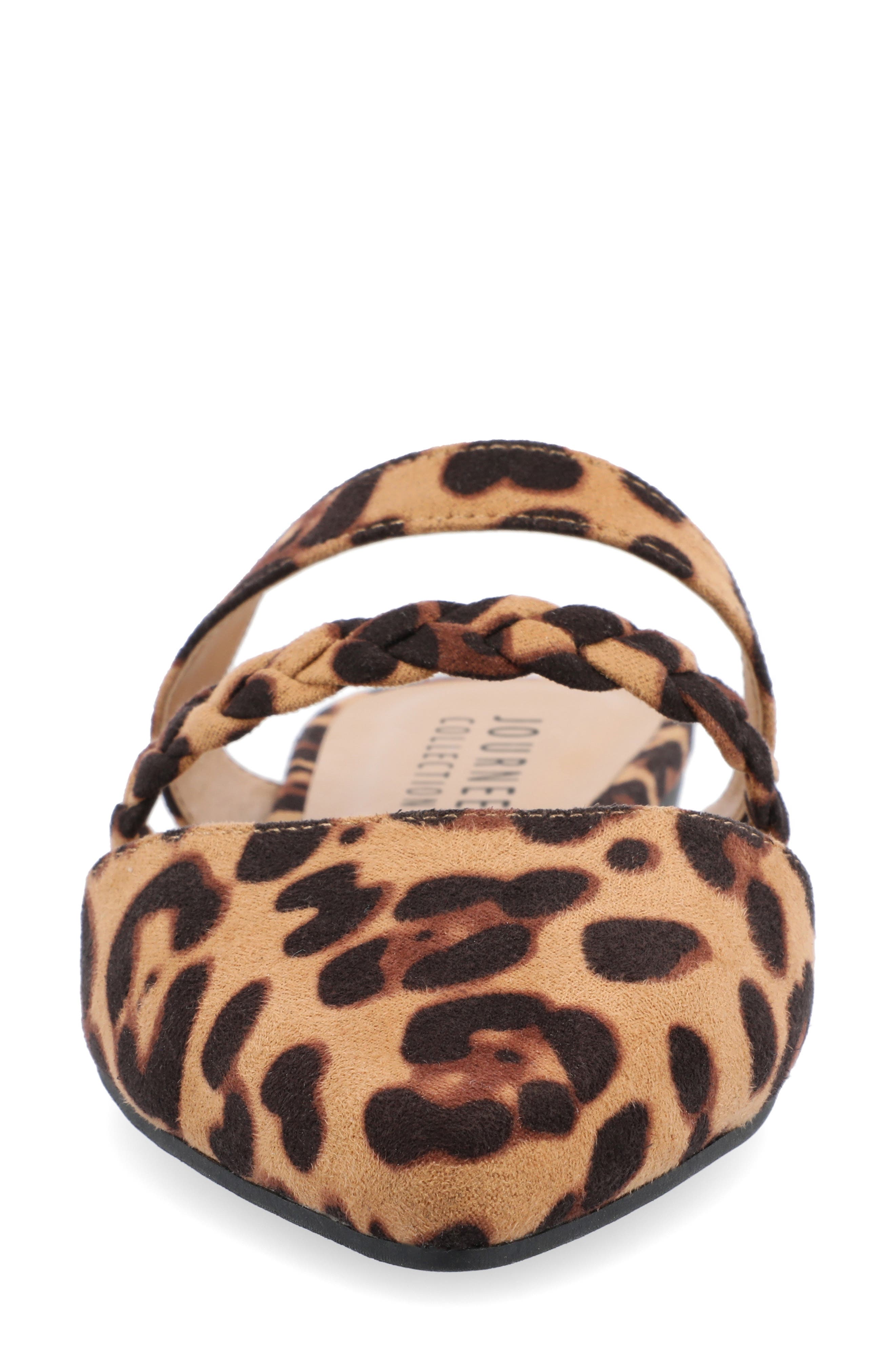 Olivea Mule - Narrow Width, Alternate, color, LEOPARD