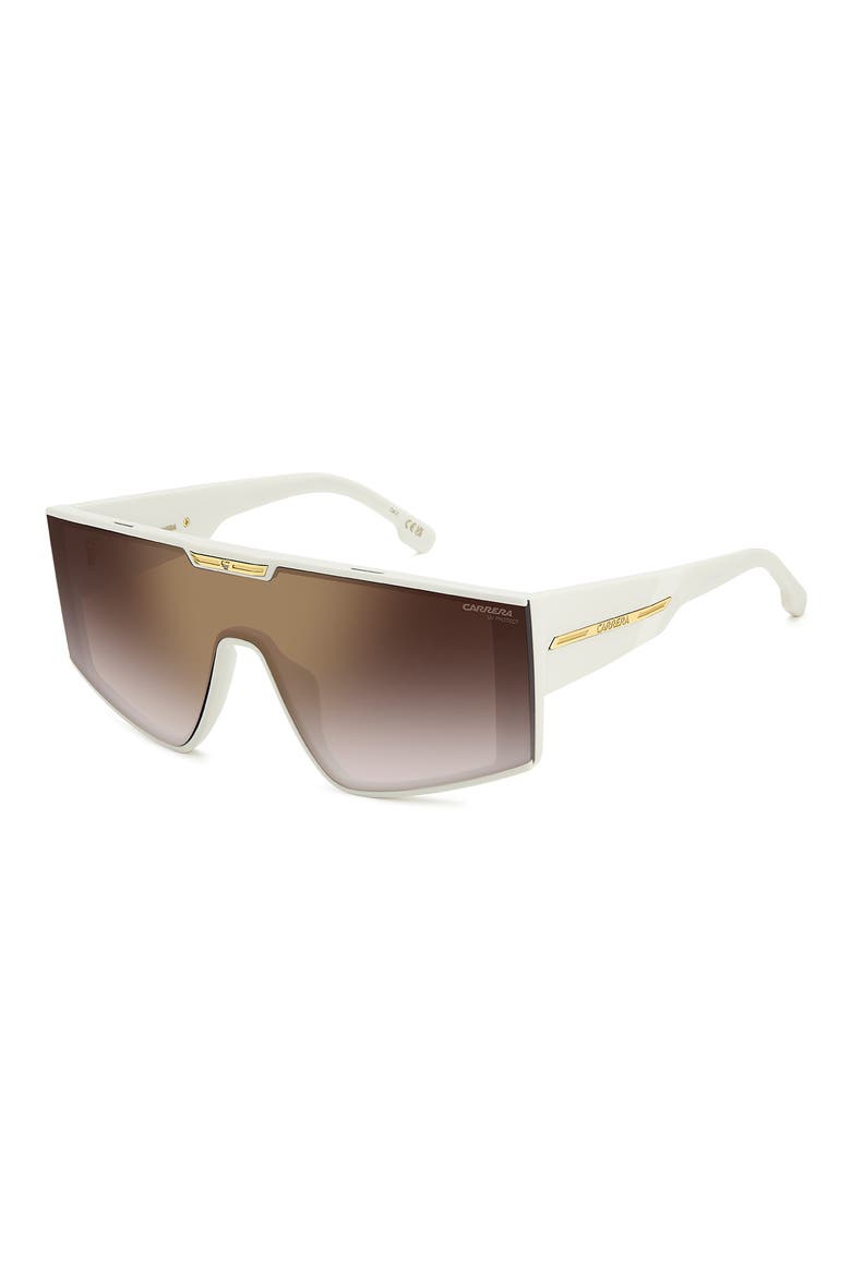 Victory C 99mm Rectangular Mask Sunglasses, Alternate, color, IVORY