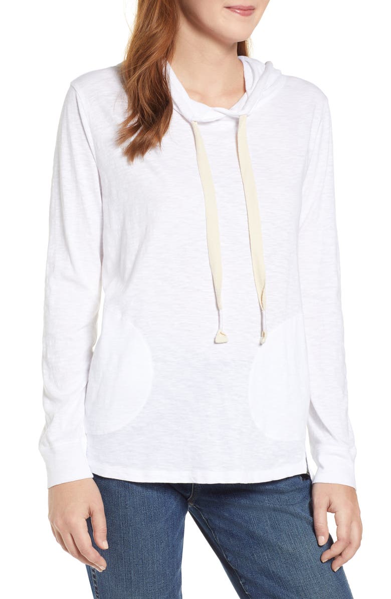 Caslon<sup>®</sup> Slub Hoodie, Main, color, 