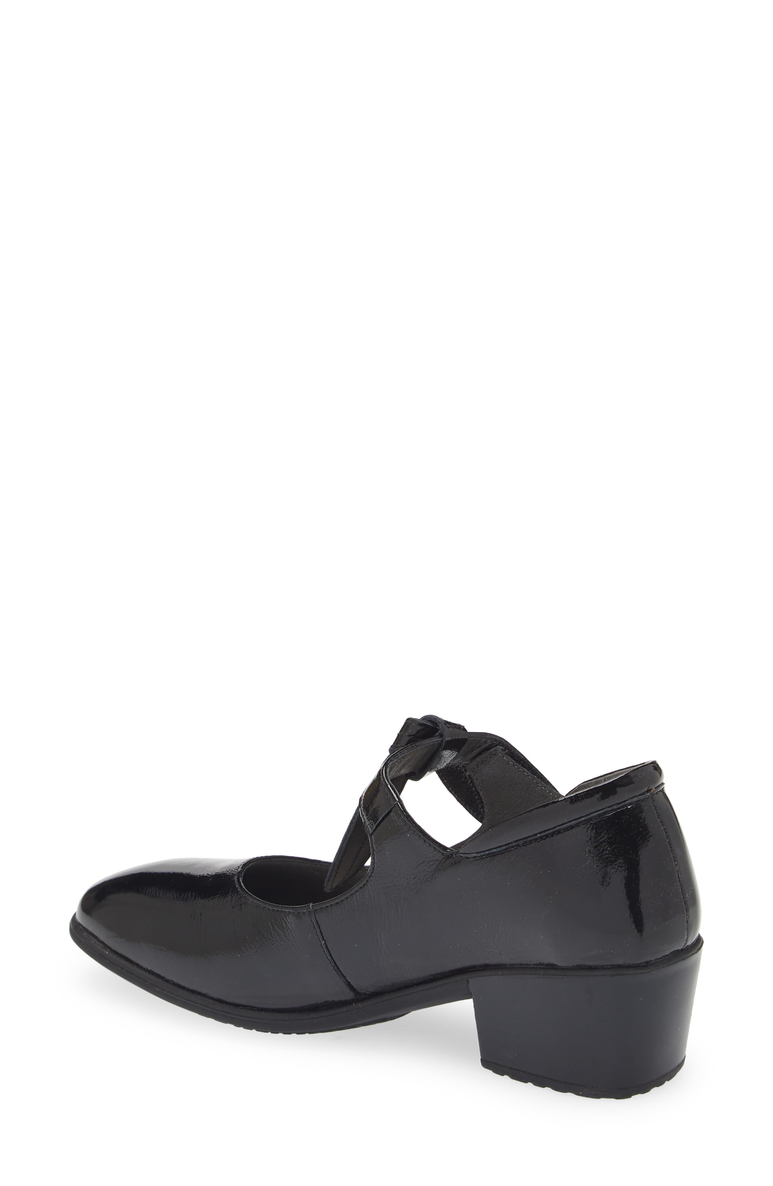 Naot Nobility Mary Jane Pump, Alternate, color, Black Crinkle Patent Leather