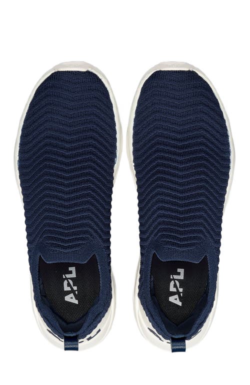 Apl Athletic Propulsion Labs Techloom Traveler Slip-ons In Navy/ivory