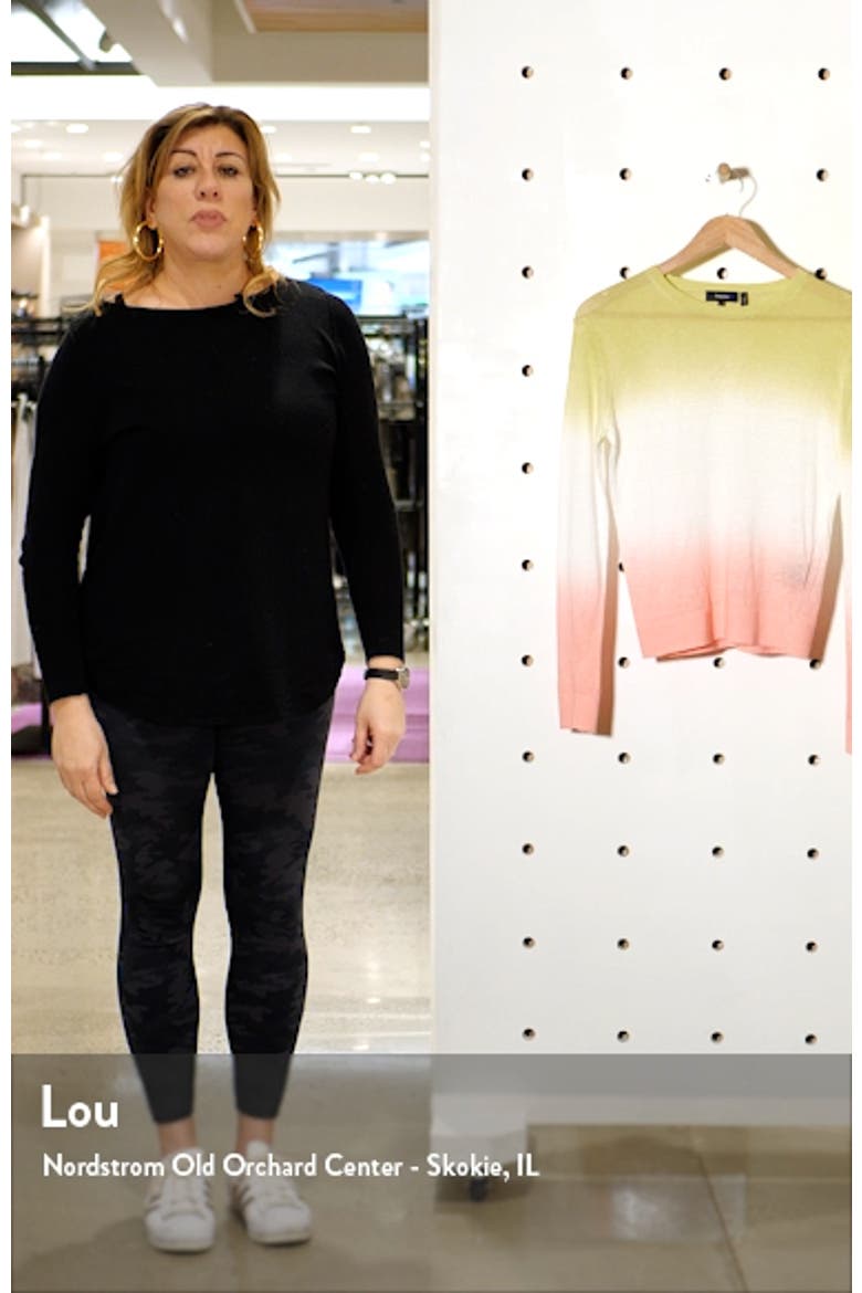 Dual Ombré Linen Blend Sweater video