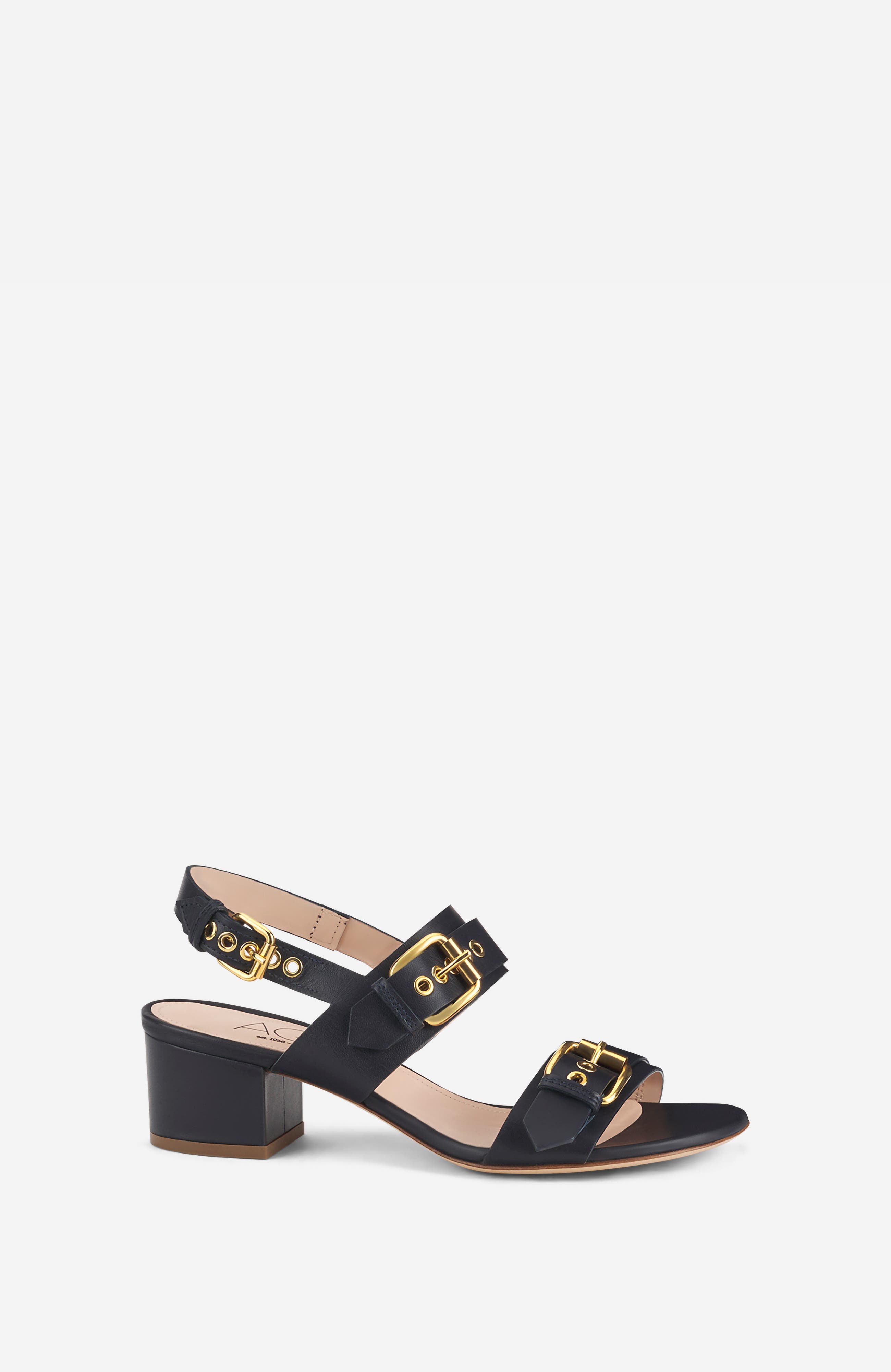 AGL Lala Straps Sandal with Buckles, Main, color, Night