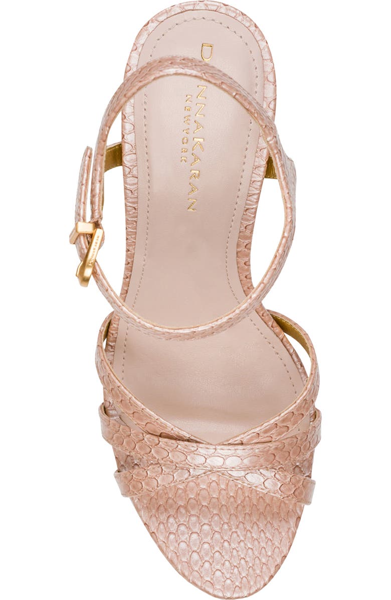 DKNY Spencer Ankle Strap Platform Sandal, Alternate, color, Snow Petal Blush