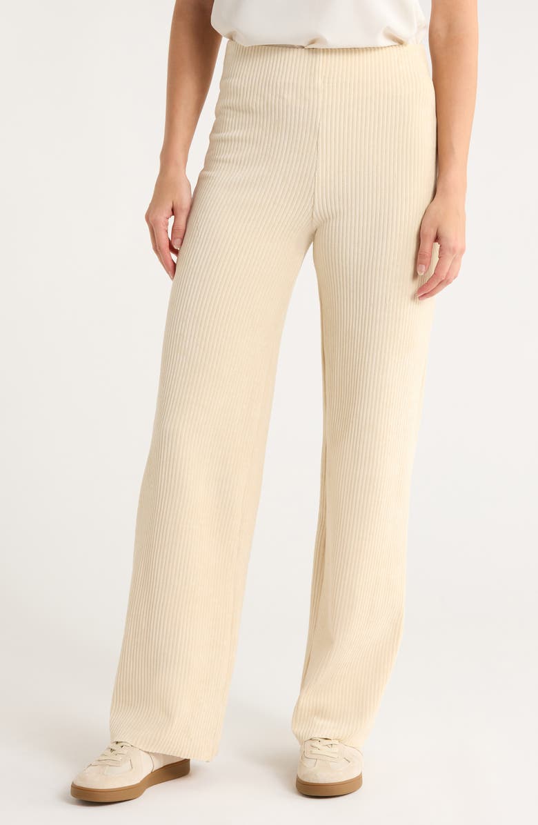 INDUSTRY REPUBLIC CLOTHING Pull-On Corduroy Pants, Main, color, Vanilla