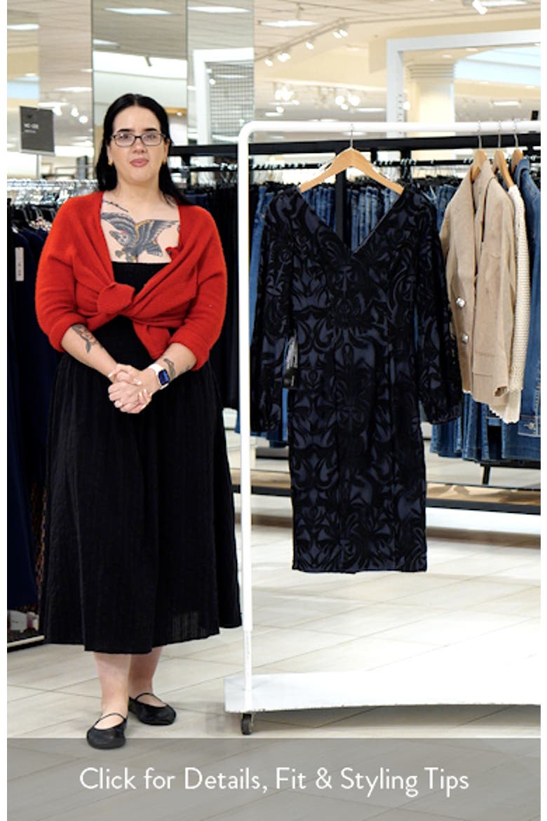 Lela Blouson Sleeve Cocktail Dress video