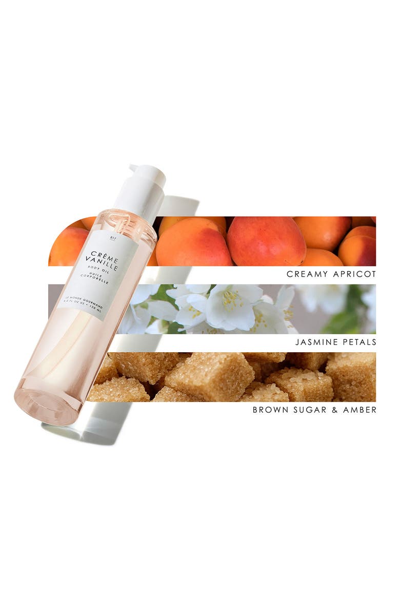 LE MONDE GOURMAND Crème Vanille Body Oil, Alternate, color, 