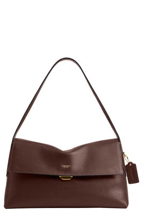 Chelsea 36 Natural Grain Leather Shoulder Bag