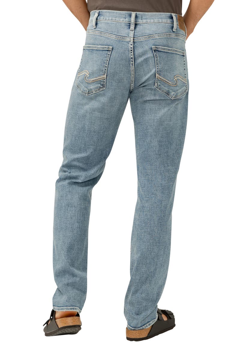 Eddie Athletic Fit Tapered Jeans, Alternate, color, INDIGO