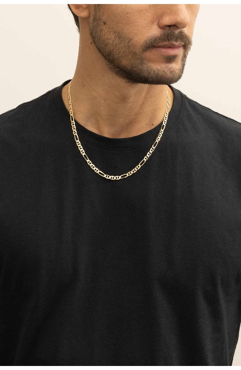 Oradina Men's Figarucci Bold Chain in 14K Gold, Alternate, color, Yellow Gold