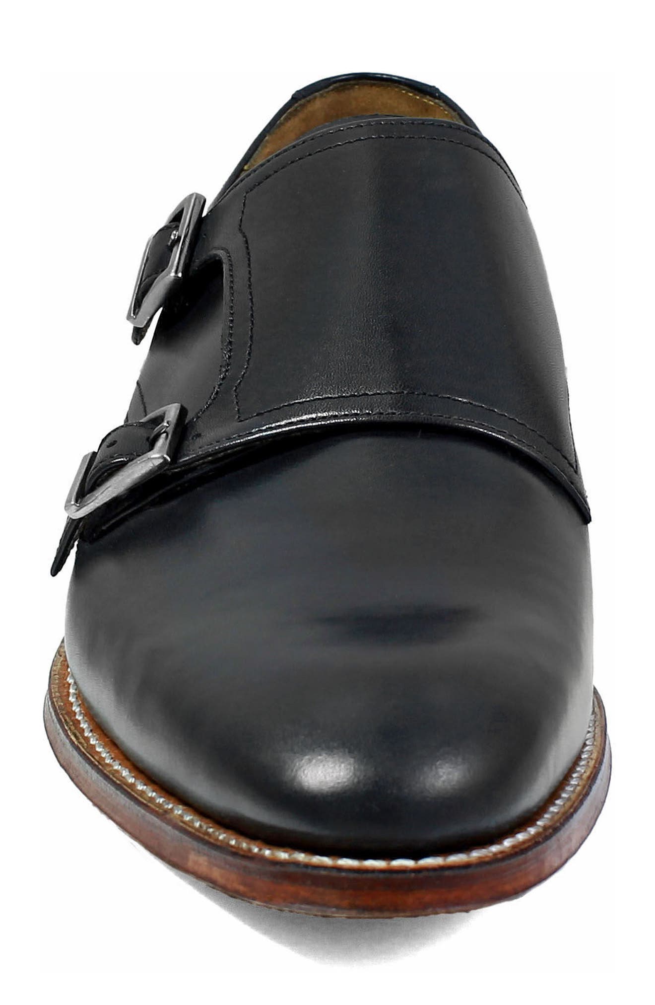 Stacy Adams M2 Plain Toe Double Strap Monk Shoe, Alternate, color, 