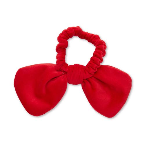 Lele Sadoughi Kansas City Chiefs Bow Scrunchie In Red