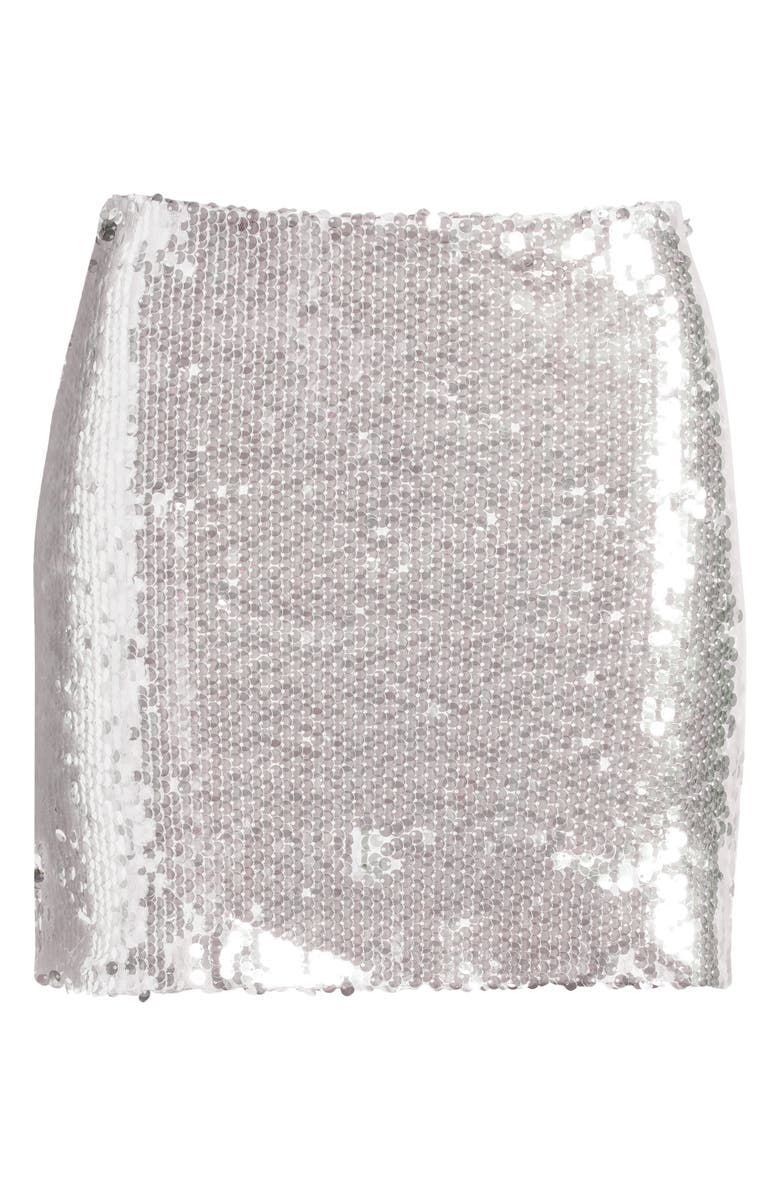 WAYF x Jourdan Sloane Lily Sequin Miniskirt, Alternate, color, 