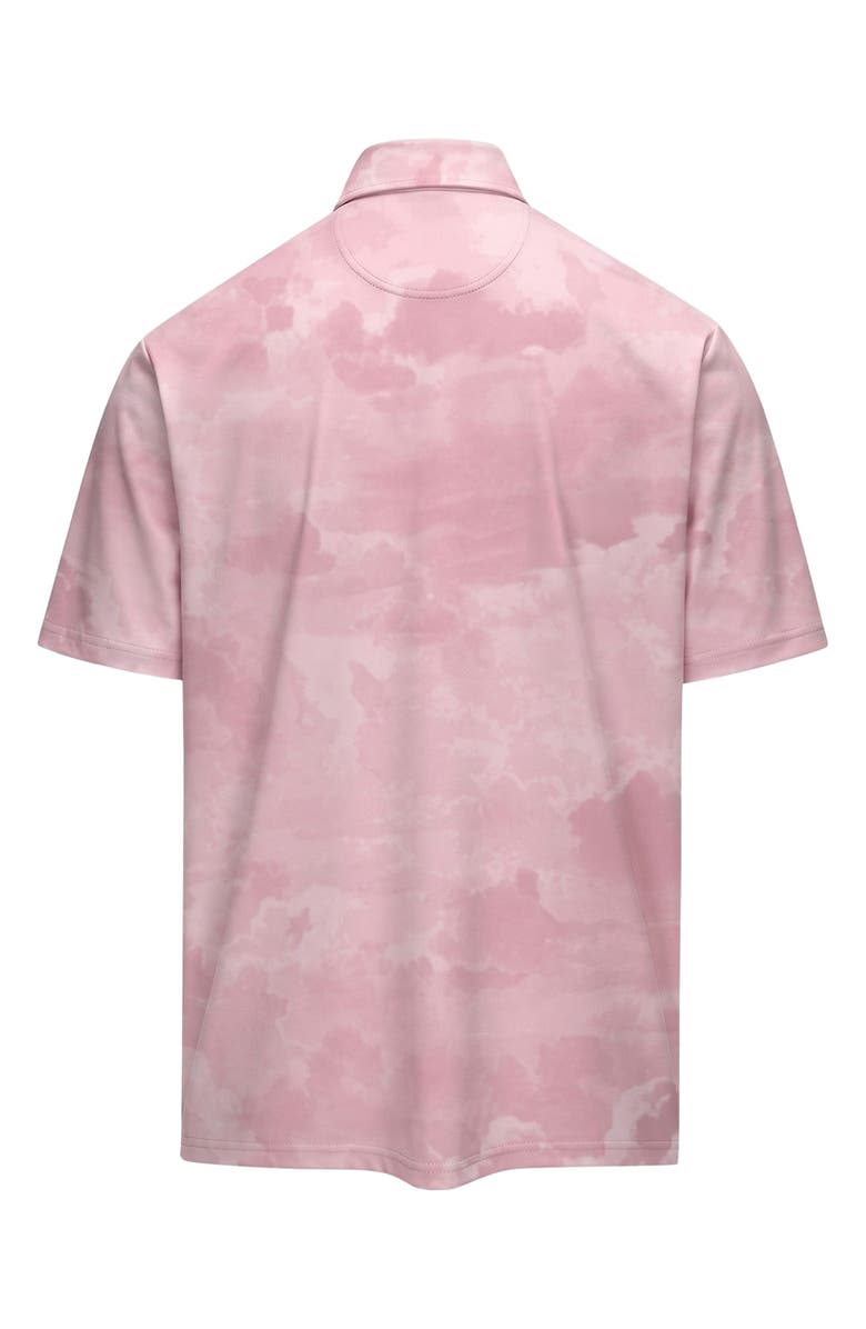 Eastside Golf Snap Placket Performance Golf Polo, Alternate, color, Icy Pink