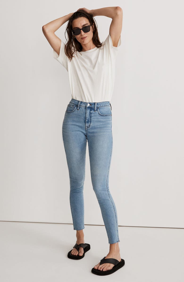 Madewell Roadtripper High Waist Skinny Jeans, Alternate, color,