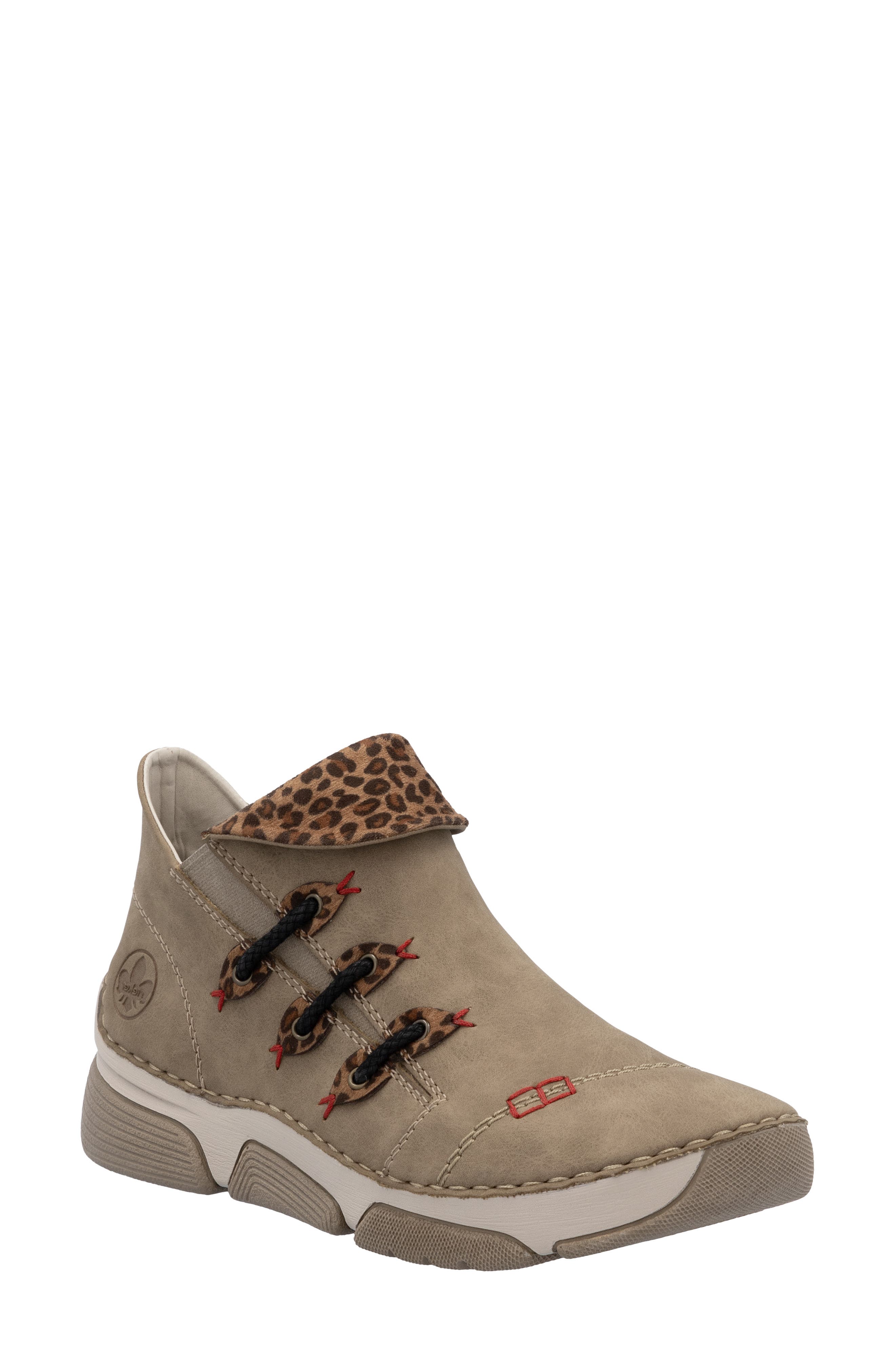 Rieker Angela Sneaker, Main, color, Fango/ Leo-Nuss