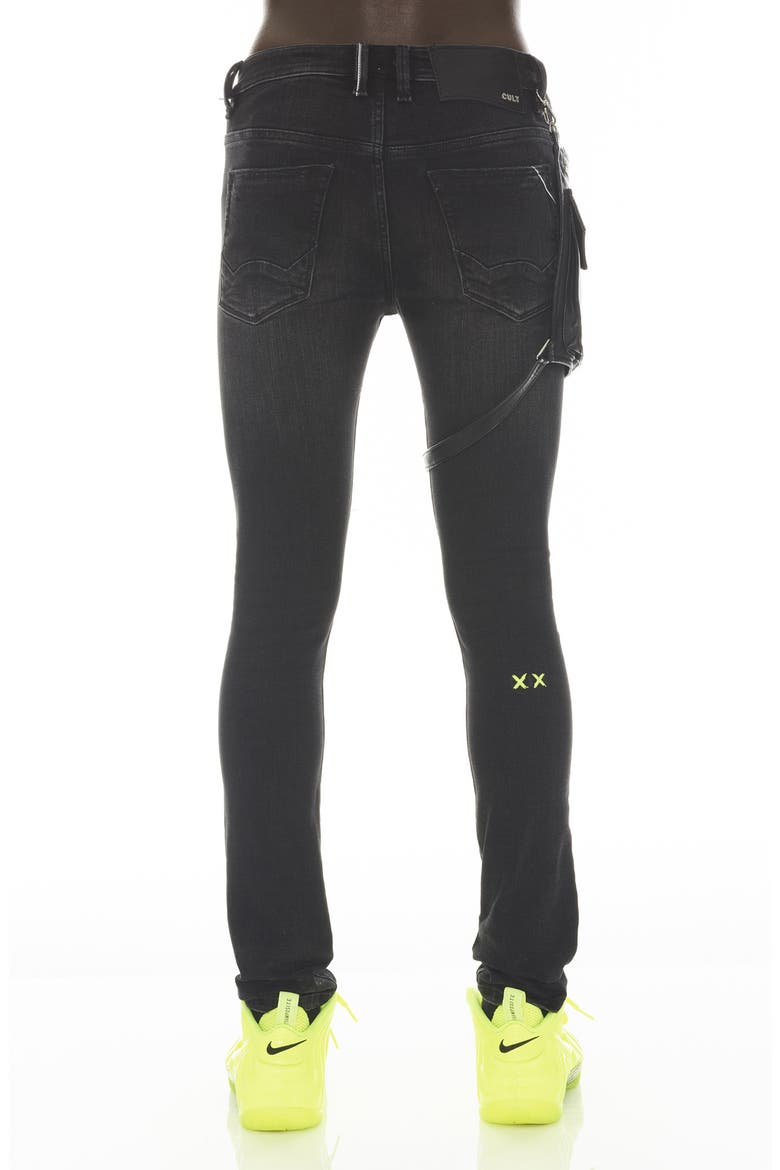 Punk Super Skinny Jeans, Alternate, color, GRADIENT